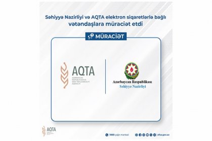 Səhiyyə Nazirliyi və AQTA elektron siqaretlərlə bağlı vətəndaşlara müraciət edib